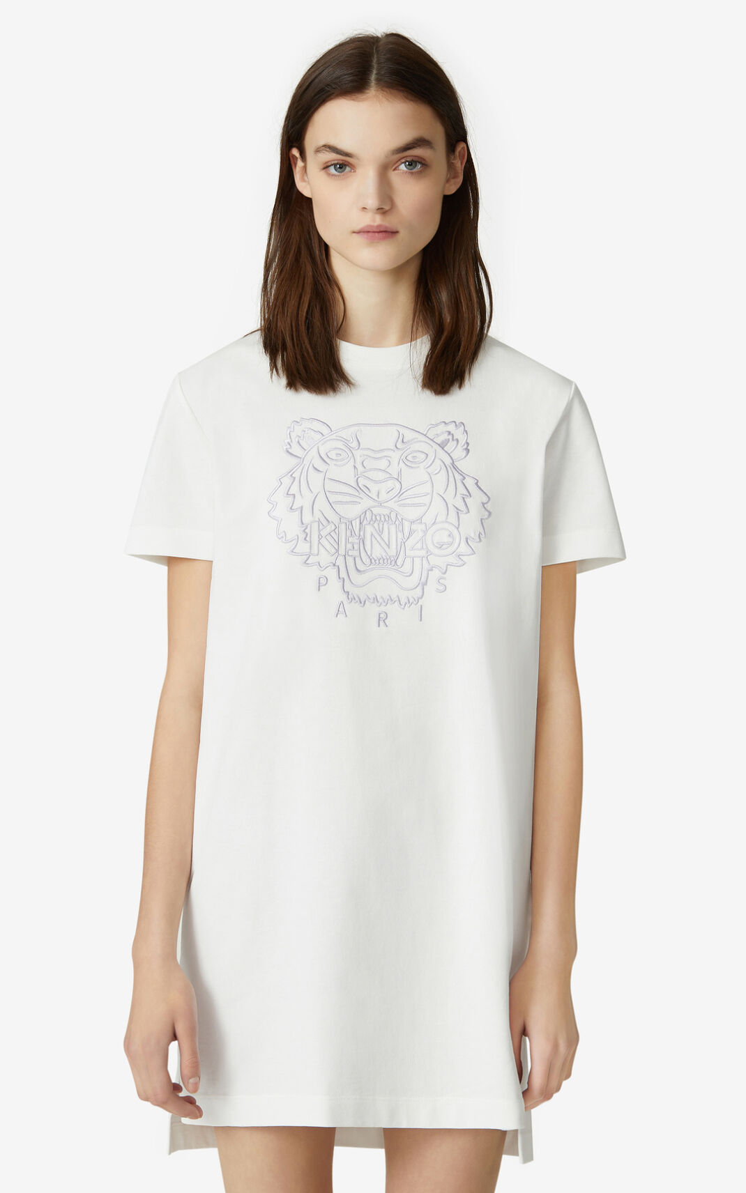 Vestidos Kenzo Tiger t shirt Mujer Blancas YWL910768